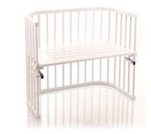 Bedside Crib Maxi - ekstra bred, Hvid - Babybay